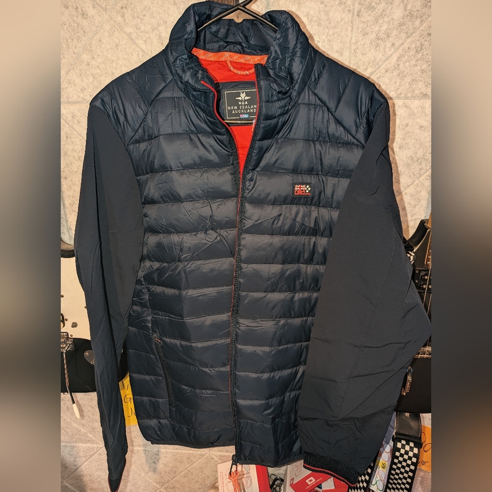NZA Men's Lightweight Zip Jacket Dark Blue
